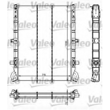 734295 VALEO Радиатор, охлаждение двигателя