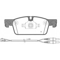 BPA1461.01 OPEN PARTS Комплект тормозных колодок, дисковый тормоз
