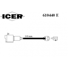 610440 E ICER Сигнализатор, износ тормозных колодок