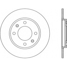 BDR1115.10 OPEN PARTS Тормозной диск