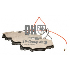 4163604319 Jp Group Комплект тормозных колодок, дисковый тормоз