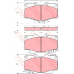 GDB797 TRW Комплект тормозных колодок, дисковый тормоз