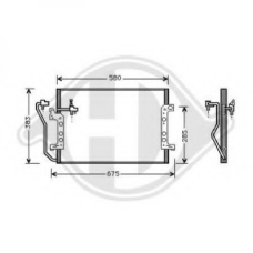 8168001 DIEDERICHS Конденсатор, кондиционер
