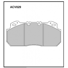 ACV029 Allied Nippon Тормозные колодки