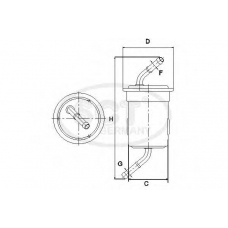 ST 767 SCT Топливный фильтр