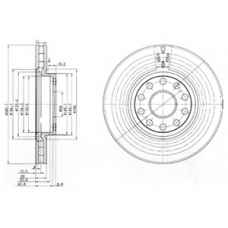 BG3078 DELPHI Тормозной диск