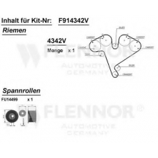 F904307V FLENNOR Комплект ремня грм