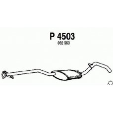 P4503 FENNO Средний глушитель выхлопных газов