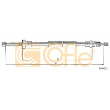 10.6011 COFLE Трос, стояночная тормозная система