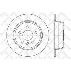 6020-3333-SX STELLOX Тормозной диск