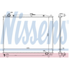 628962 NISSENS Радиатор, охлаждение двигателя