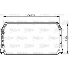 814283 VALEO Конденсатор, кондиционер