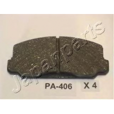 PA-406AF JAPANPARTS Комплект тормозных колодок, дисковый тормоз