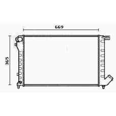 RM0610 EQUAL QUALITY Радиатор, охлаждение двигателя