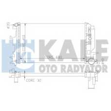 373900 KALE OTO RADYATOR Радиатор, охлаждение двигателя