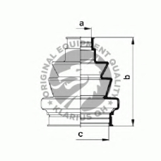 QJB989 QH Benelux Комплект пылника, приводной вал