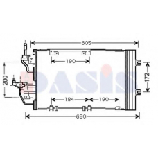 152003N AKS DASIS Конденсатор, кондиционер