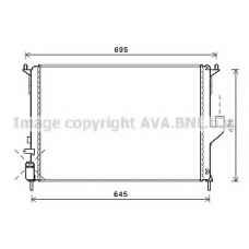 RTA2477 AVA Радиатор, охлаждение двигателя