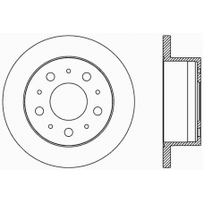 BDA2385.10 OPEN PARTS Тормозной диск