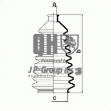 4744700319 Jp Group Комплект пылника, рулевое управление