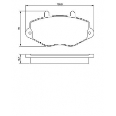 0 986 460 962 BOSCH Комплект тормозных колодок, дисковый тормоз