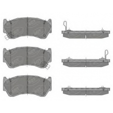 SP 439 SCT Комплект тормозных колодок, дисковый тормоз
