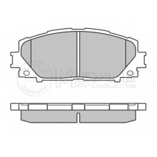025 243 4717 MEYLE Комплект тормозных колодок, дисковый тормоз