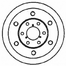 561127BC BENDIX Тормозной диск