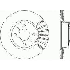 BDR1230.20 OPEN PARTS Тормозной диск