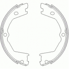 4733.00 REMSA Комплект тормозных колодок, стояночная тормозная с