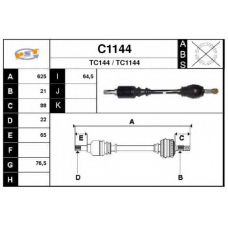 C1144 SNRA Приводной вал