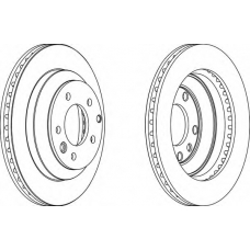DDF1580-1 FERODO Тормозной диск