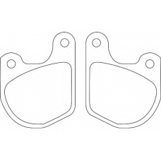 WBP20364A WAGNER LOCKHEED Комплект тормозных колодок, дисковый тормоз