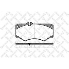 058 030-SX STELLOX Комплект тормозных колодок, дисковый тормоз