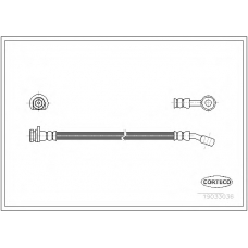19033036 CORTECO Тормозной шланг