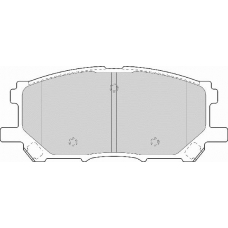 FD7097A NECTO Комплект тормозных колодок, дисковый тормоз