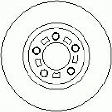 6672 10 KAWE Тормозной диск