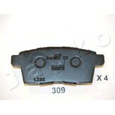 51309 JAPKO Комплект тормозных колодок, дисковый тормоз