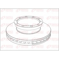 NCA1010.20 REMSA Тормозной диск