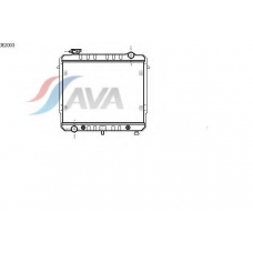 JE2003 AVA Радиатор, охлаждение двигателя