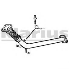 120435 KLARIUS Труба выхлопного газа