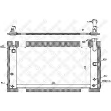 10-26333-SX STELLOX Радиатор, охлаждение двигателя