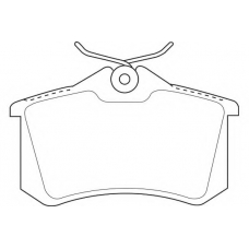 WBP20961C WAGNER LOCKHEED Комплект тормозных колодок, дисковый тормоз