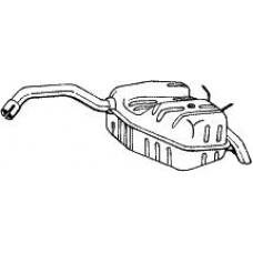 200-547 BOSAL Глушитель выхлопных газов конечный