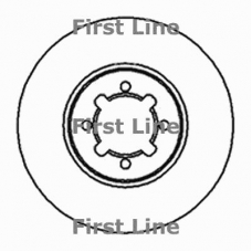 FBD348 FIRST LINE Тормозной диск