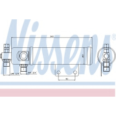95493 NISSENS Осушитель, кондиционер