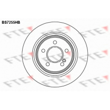 BS7255HB FTE Тормозной диск