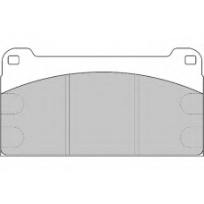 DCV958 DURON Комплект тормозных колодок, дисковый тормоз