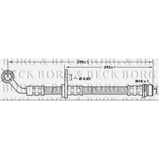 BBH7021 BORG & BECK Тормозной шланг
