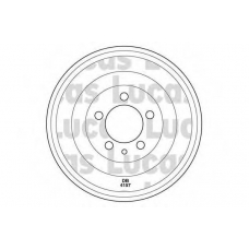DB4157 TRW Тормозной барабан